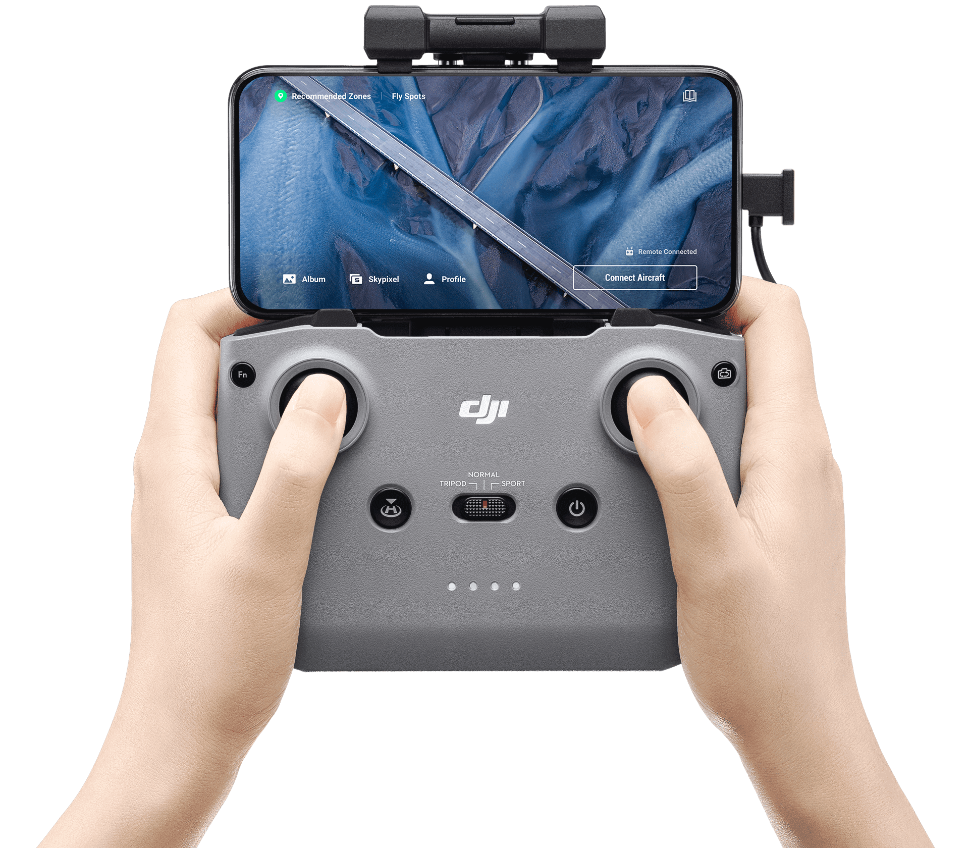 dji mavic air 2 rc not connected